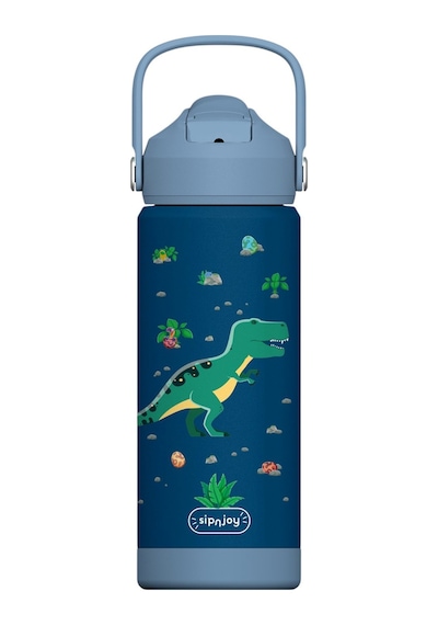 Sipnjoy - Flipsip Çocuk Su Termosu 550 Ml - Dino Roar