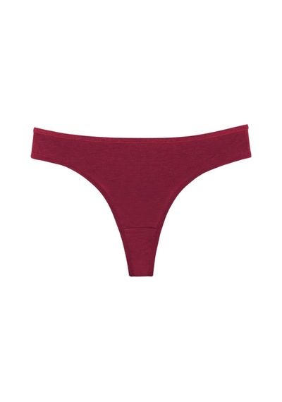 Sensu Kadın Pamuklu Tanga Karışık Renkler 5'li Külot Set - Kts3047 Karışık