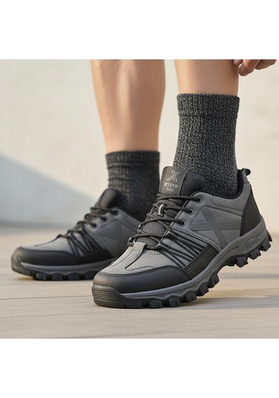 Ispartalılar K7 Tam Ortopedik Taban Outdoor Kışlık Erkek Ayakkabı Bot Kaymaz Taban Füme