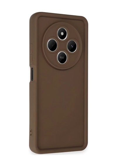 Xiaomi Redmi 14c Uyumlu Kılıf Viera Silikon - Kahverengi