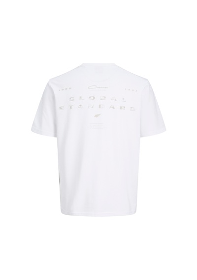 Jack & Jones Fusion Back Print Erkek Beyaz Tişört 12289911-bw