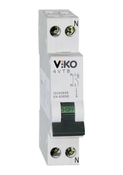 1x20 Amper C Otomat Sigorta Tek Kutuplu 4vtb-1c20