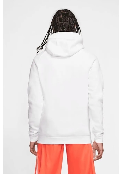 Nike Mens Jordan Jumpman Logo Hoodie Erkek Şardonlu Kapüşonlu Sweatshirt Beyaz