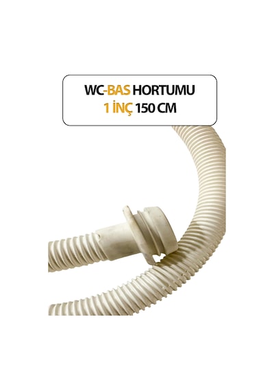 Wc-bas Hortumu Tuvalet Bas Hortumu Pis Su Hortumu Opak Spiral 2 Metre