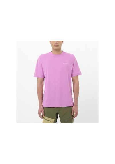 Salomon Chest Logo Relaxed Tee M 7558 Pembe