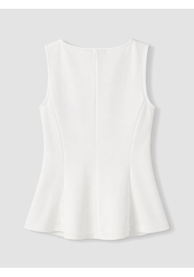 Lcw Everyday Beyaz Bisiklet Yaka Peplum Bluz