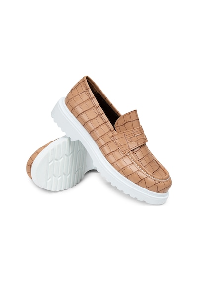 Deery Pudra Rengi Kadın Loafer Ayakkabı - 01903zpdrp01 Pudra