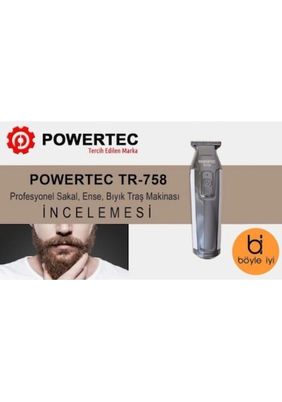 Profesyonel Saç & Sakal Kesme Makinesi Tr-758