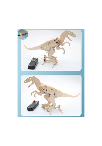 Robotik Kendin Yap Robot T-rex Yapım Seti Çocuklar İçin Hareketli Sistem