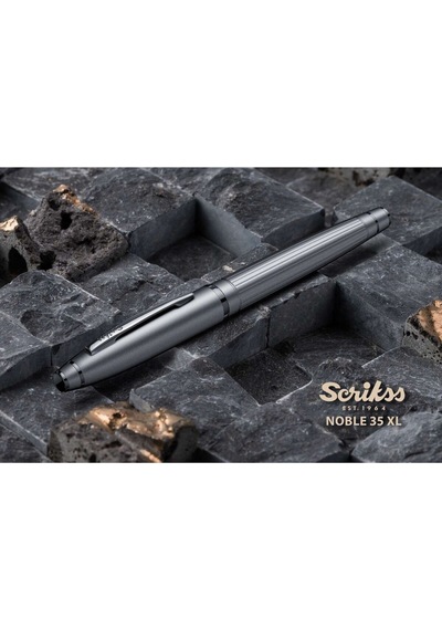 Scrikss Noble Roller Kalem Mat Antrasit 350 Çok Renkli