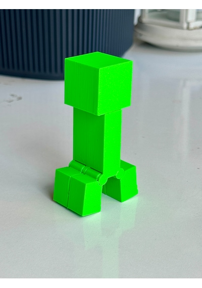 Minecraft Creeper Figürü - Hareketli Creeper Karakter