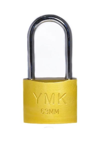 Ymk Eko Sarı Boyalı Uzun Kancalı Asma Kilit 38mm