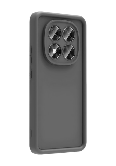 Xiaomi Redmi Note 15 Pro 4g İle Uyumlu Kılıf Kamera Korumalı Yüksek Kenarlı Kapak Gri