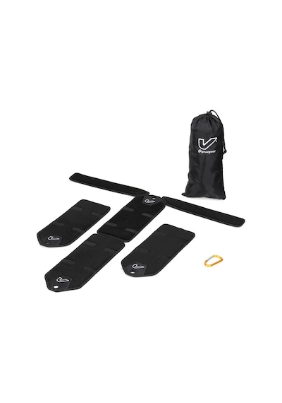Gruv Gear Nm-blk-dbl Nanomat Akustik Davul Matı Double Pedal Çift Pedal İçin Genişletilmiş Alan