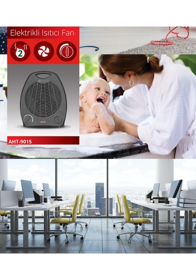 Aprilla AHT 9015 2000 W Fanlı Sıcak Soğuk Termostatlı Isıtıcı