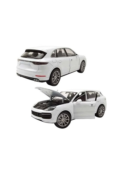 Welly Porsche Cayenne Turbo 1:24 Beyaz Model Araba