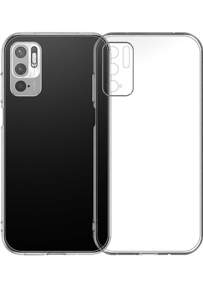 Adige Xiaomi Poco M3 Pro Kılıf Kamera Korumalı Süper Silikon