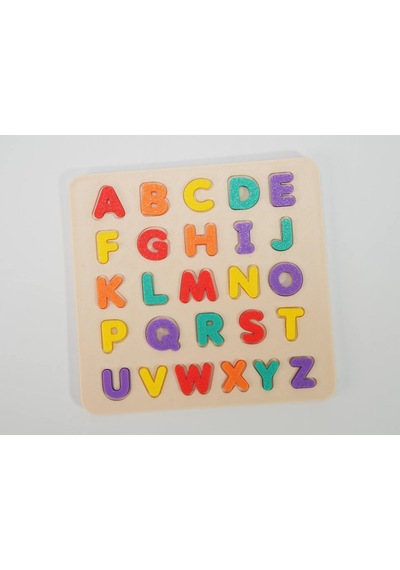 3d Baskı Renkli A-z Alfabe Puzzle - 26 Harfli Eğitim Seti