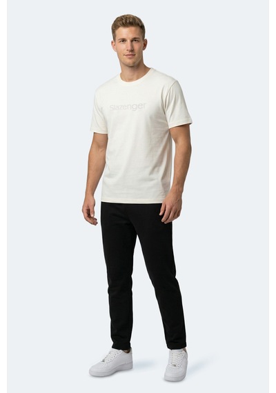 Slazenger Zuranıs Erkek Beyaz Tişört