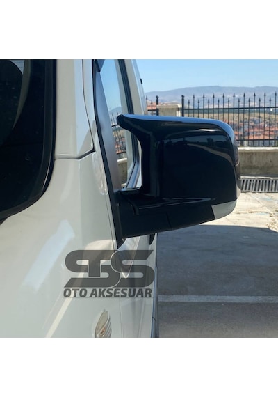 Fiat Fiorino Yarasa Batman Ayna Kapağı Plastik Piano Black 2009-2022 Modeller Arası