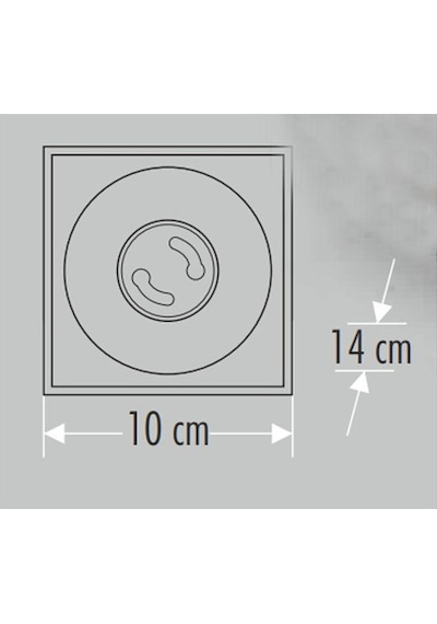 Ct 5420 Cata Bergama Siyah-platin Dekoratif Armatür Kasası G-10 B