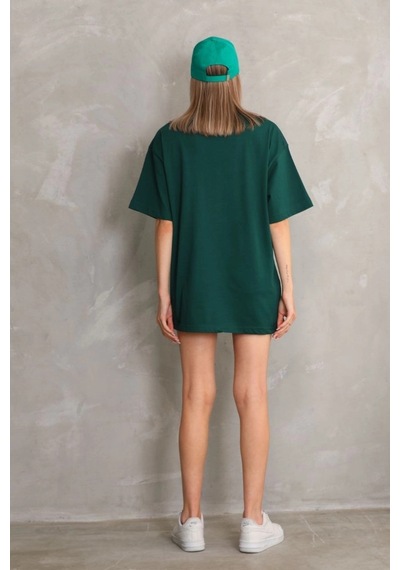 Wear Vexel Kadın Regular Fit Tişört Bisiklet Yaka Yazlık Kısa Kol Basıc T-shirt - Yeşil Yeşil Wear Vexel Kadın Regular Fit Tişört Bisiklet Yaka Yazlık Kısa Kol Basıc T-shirt - Yeşil Yeşil