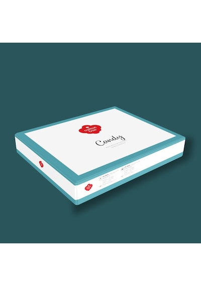 Cotton Box Candy Tek Kişilik Nevresim Takımı Jeni Mavi