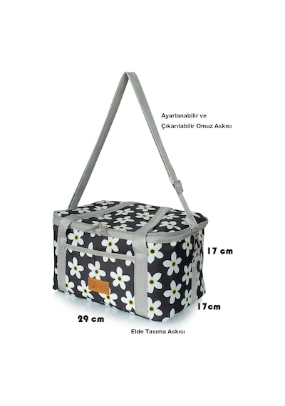 Dyscase Yemek Taşıma Çantası Sıcak Ve Soğuk Termal Piknik Çantası 15 L