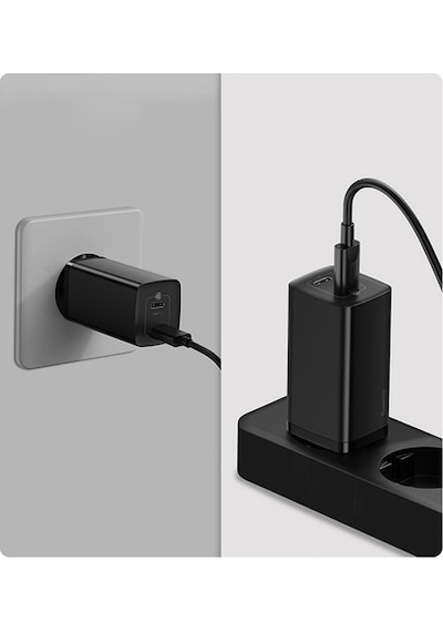 Baseus Gan2 Lite 65w Hızlı Şarj Aleti Pd Quick Charging Ccgan2l B01