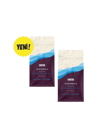 Guatemala Çekirdek Kahve 500 G X 2 Adet - %100 Arabica Kavrulmuş Bütün Çekirdek Kahve