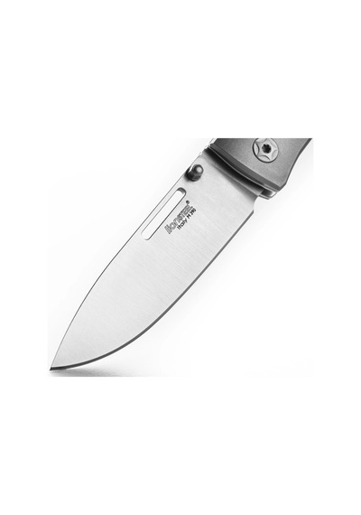 Lionsteel Nini Santos Wood - Titanium Bolster Kamp Çakı Kahverengi