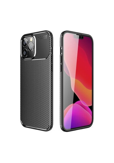 Nihcase Apple Uyumlu iPhone 14 Pro Kılıf Texture Negro Silikon Kapak