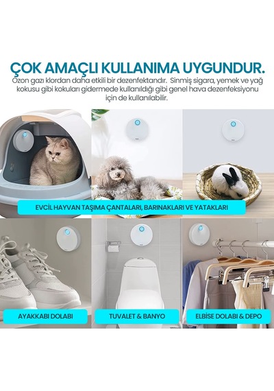 Upway Akıllı Koku Giderici Ozon Cihazı - Banyo, Mutfak Ve Evcil Hayvan Alanları