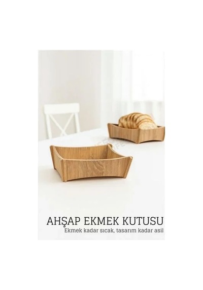 Ahşap Ekmek Kutusu - Doğal, Şık Ve Fonksiyonel 722368 Belirtilmemiş