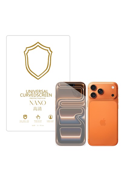 Apple Uyumlu   iPhone 17 Pro Max İle Full Tpu Nano Ön Ekran Koruma Filmi - Ekm101