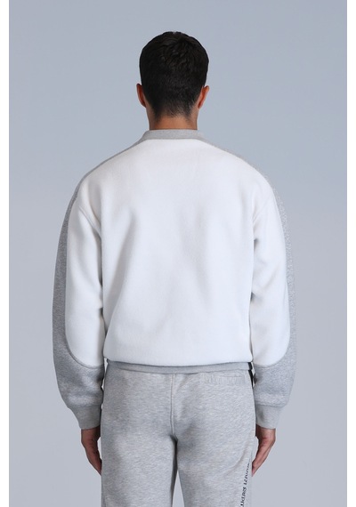 Lufian Vıler Erkek Sweatshirt Beyaz Beyaz 112030148100500 Beyaz