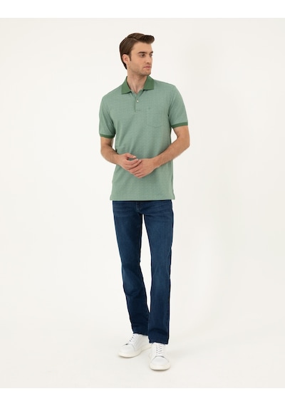 Pierre Cardin Erkek Haki Tişört 50288681-vr027 Haki