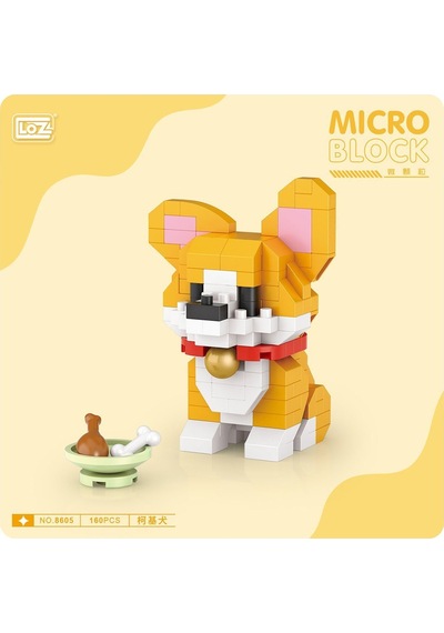 Lz8605 Loz Köpek Blok Seti Mini Poşet -vagon Life