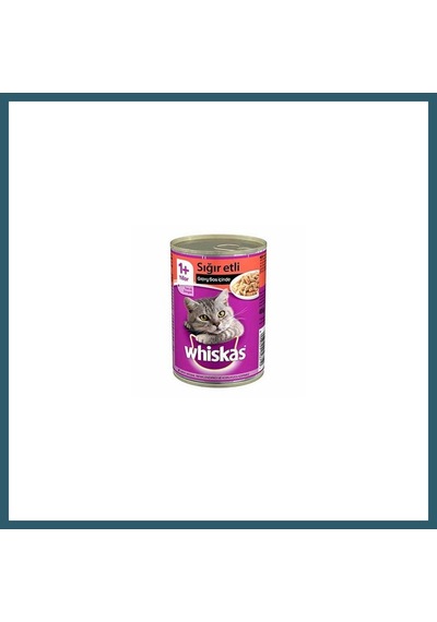 Whiskas Gravy Soslu Sığır Etli Yetişkin Kedi Konservesi 24 Adet 400 Gr Ob