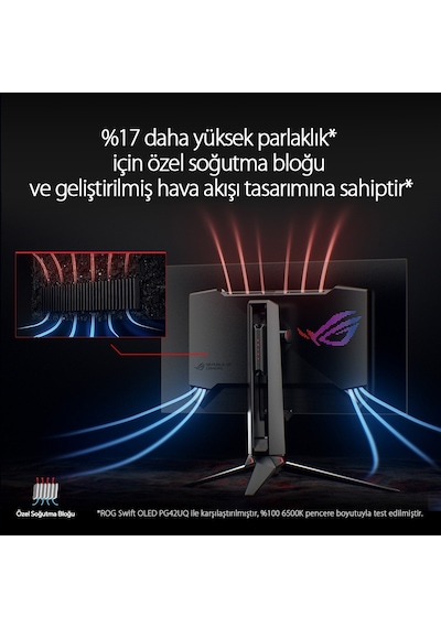 Asus ROG SWIFT PG27AQDM 26.5" 240Hz OLED WQHD Gaming Monitör