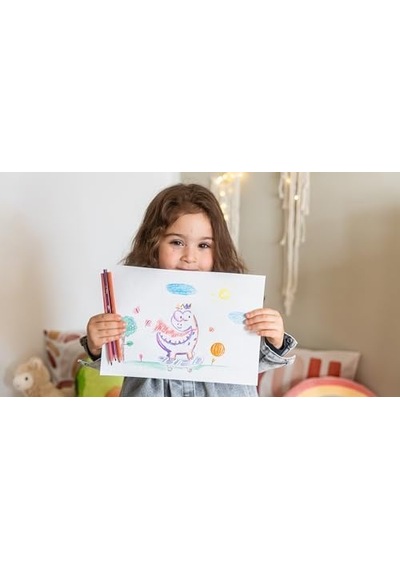 Bıc Kids Stripes Kuru Boya Kalemi, 24'lü Kutu Diğer