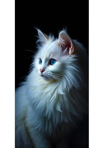 Kedi Severler İçin Özel Tasarım Cam Duvar Tablosu