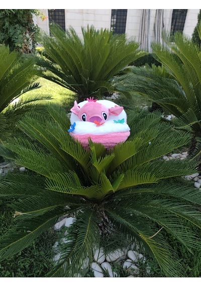 40 Cm Buket Çiçek Şeklinde Hello Kitty Stitch Stiç Peluş Oyuncak Hediye 046 - Pembe