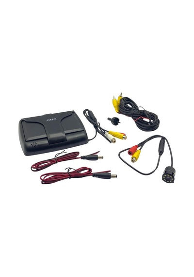 12v Araç İçi Lcd Ekran 4.3 '' Kapaklı Açılır-kapanır + Gece Görüşlü Kamera 18.5 Mm