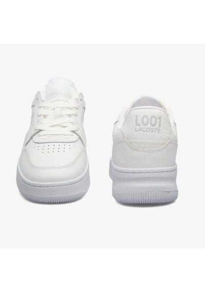Lacoste L001 Leather Mens Sneaker Hakiki Deri Erkek Günlük Spor Ayakkabı Beyaz