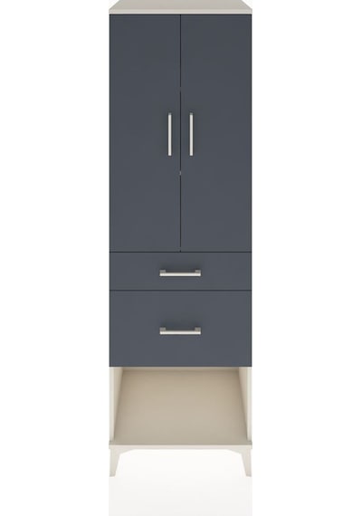 Hyperion Dolap 3 Raflı 2 Çekmeceli 2 Kapaklı 60x44x195 Aytaşı... Aytaşı