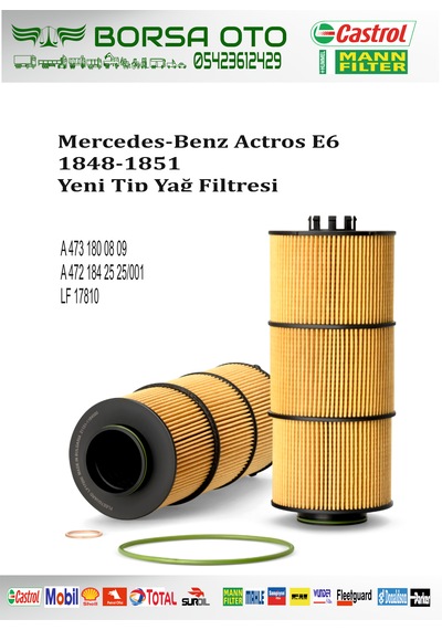 A4731800809 Mercedes Benz Actros Iı, Arocs, Antos Kw 310- Hp 421