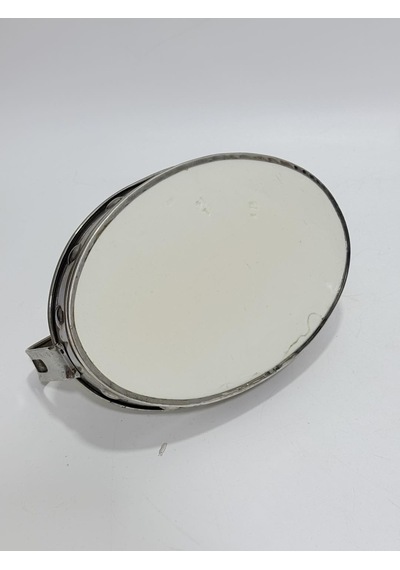 Antika Gümüş Kaplama Porselen Tabanlı Tepsi 23x11cm