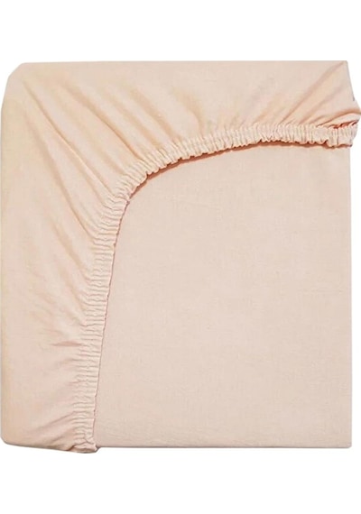 4 Adet 65 X 95 X 10 Cm Anne Yanı Lastikli Penye Kumaş Bebek Çarşafı