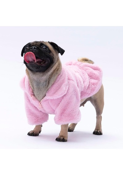 Pawstar Pembe Paris Küçük Irk Köpek Ceketi